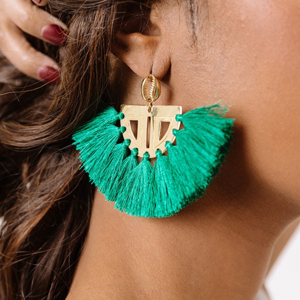JAM+RICO Carmen Tassel Earings NWT
